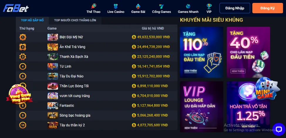 Game Nổ Hũ Jackpot lũy tiến Iwin
